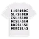 Lasbordes ordlek t-shirt