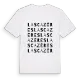 Lascazères ordlek t-shirt