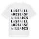 Lasfaillades ordlek t-shirt
