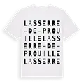 Lasserre-de-Prouille ordlek t-shirt