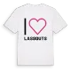 Jag älskar Lassouts t-shirt stort tryck