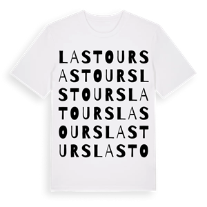 Lastours ordlek t-shirt – ekologisk bomull t-shirt från Pinshirt