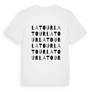 Latour ordlek t-shirt – ekologisk bomull t-shirt från Pinshirt