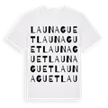 Launaguet ordlek t-shirt