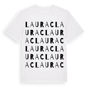 Laurac ordlek t-shirt – ekologisk bomull t-shirt från Pinshirt