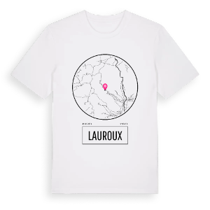 Lauroux t-shirt – ekologisk bomull t-shirt från Pinshirt