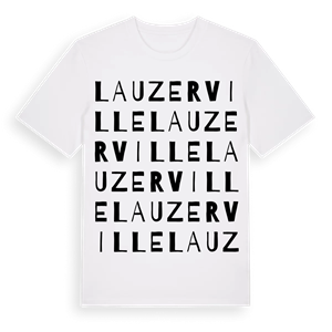 Lauzerville ordlek t-shirt – ekologisk bomull t-shirt från Pinshirt