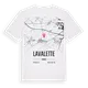 Lavalette karta t-shirt