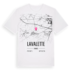 Lavalette karta t-shirt – ekologisk bomull t-shirt från Pinshirt