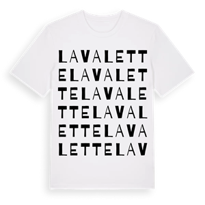 Lavalette ordlek t-shirt – ekologisk bomull t-shirt från Pinshirt