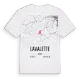 Lavalette karta t-shirt
