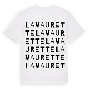 Lavaurette ordlek t-shirt – ekologisk bomull t-shirt från Pinshirt