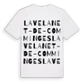 Lavelanet-de-Comminges ordlek t-shirt