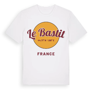 Le Bastit cirkel t-shirt – ekologisk bomull t-shirt från Pinshirt