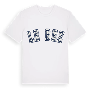 Le Bez college t-shirt – ekologisk bomull t-shirt från Pinshirt