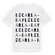 Le Carla-Bayle ordlek t-shirt