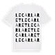 Le Carlaret ordlek t-shirt