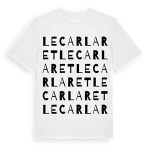 Le Carlaret ordlek t-shirt – ekologisk bomull t-shirt från Pinshirt