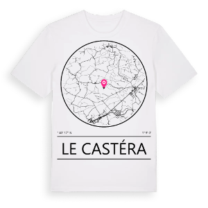 Le Castéra t-shirt – ekologisk bomull t-shirt från Pinshirt
