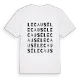 Le Causé ordlek t-shirt