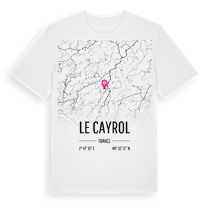 Le Cayrol karta t-shirt – ekologisk bomull t-shirt från Pinshirt