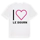 Jag älskar Le Dourn t-shirt stort tryck