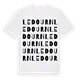 Le Dourn ordlek t-shirt