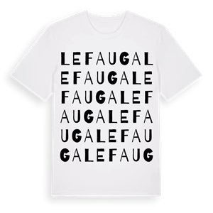 Le Fauga ordlek t-shirt – ekologisk bomull t-shirt från Pinshirt