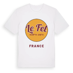 Le Fel cirkel t-shirt – ekologisk bomull t-shirt från Pinshirt