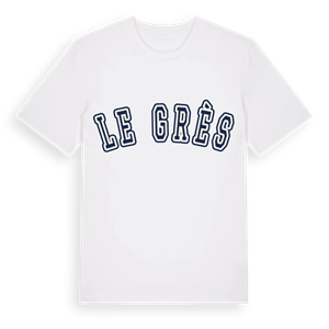 Le Grès college t-shirt – ekologisk bomull t-shirt från Pinshirt