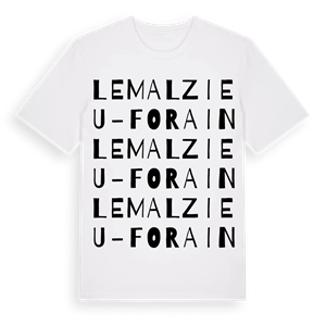 Le Malzieu-Forain ordlek t-shirt – ekologisk bomull t-shirt från Pinshirt