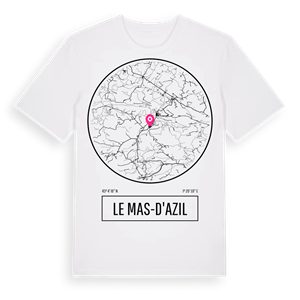 Le Mas-d'Azil t-shirt – ekologisk bomull t-shirt från Pinshirt