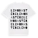 Le Monastère ordlek t-shirt