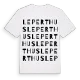 Le Perthus ordlek t-shirt