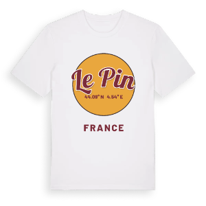 Le Pin cirkel t-shirt – ekologisk bomull t-shirt från Pinshirt