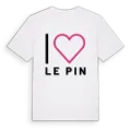 Jag älskar Le Pin t-shirt stort tryck