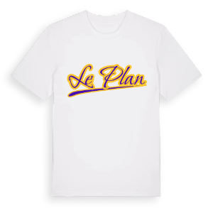 Le Plan baseball t-shirt – ekologisk bomull t-shirt från Pinshirt