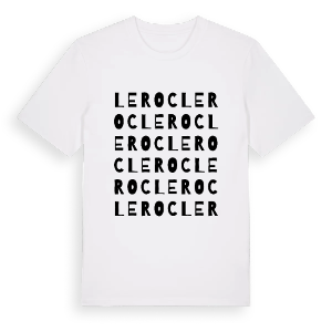 Le Roc ordlek t-shirt – ekologisk bomull t-shirt från Pinshirt
