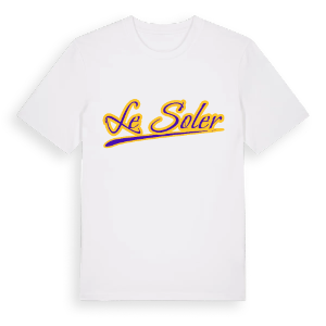 Le Soler baseball t-shirt – ekologisk bomull t-shirt från Pinshirt