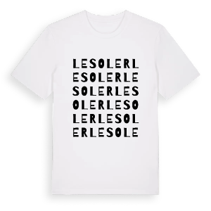 Le Soler ordlek t-shirt – ekologisk bomull t-shirt från Pinshirt
