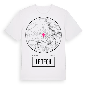 Le Tech t-shirt – ekologisk bomull t-shirt från Pinshirt