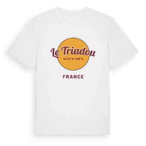 Le Triadou cirkel t-shirt – ekologisk bomull t-shirt från Pinshirt