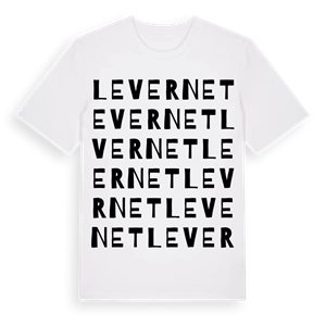 Le Vernet ordlek t-shirt – ekologisk bomull t-shirt från Pinshirt