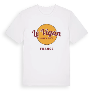 Le Vigan cirkel t-shirt – ekologisk bomull t-shirt från Pinshirt