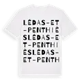 Lédas-et-Penthiès ordlek t-shirt