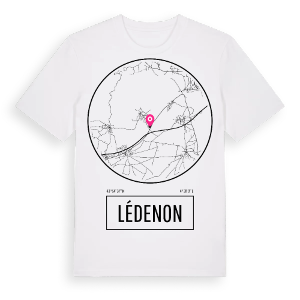 Lédenon t-shirt – ekologisk bomull t-shirt från Pinshirt