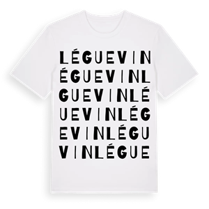 Léguevin ordlek t-shirt – ekologisk bomull t-shirt från Pinshirt