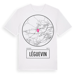 Léguevin t-shirt – ekologisk bomull t-shirt från Pinshirt