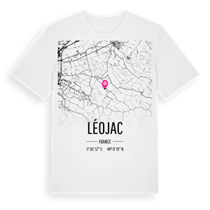 Léojac karta t-shirt – ekologisk bomull t-shirt från Pinshirt