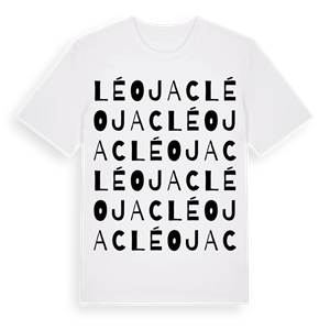 Léojac ordlek t-shirt – ekologisk bomull t-shirt från Pinshirt